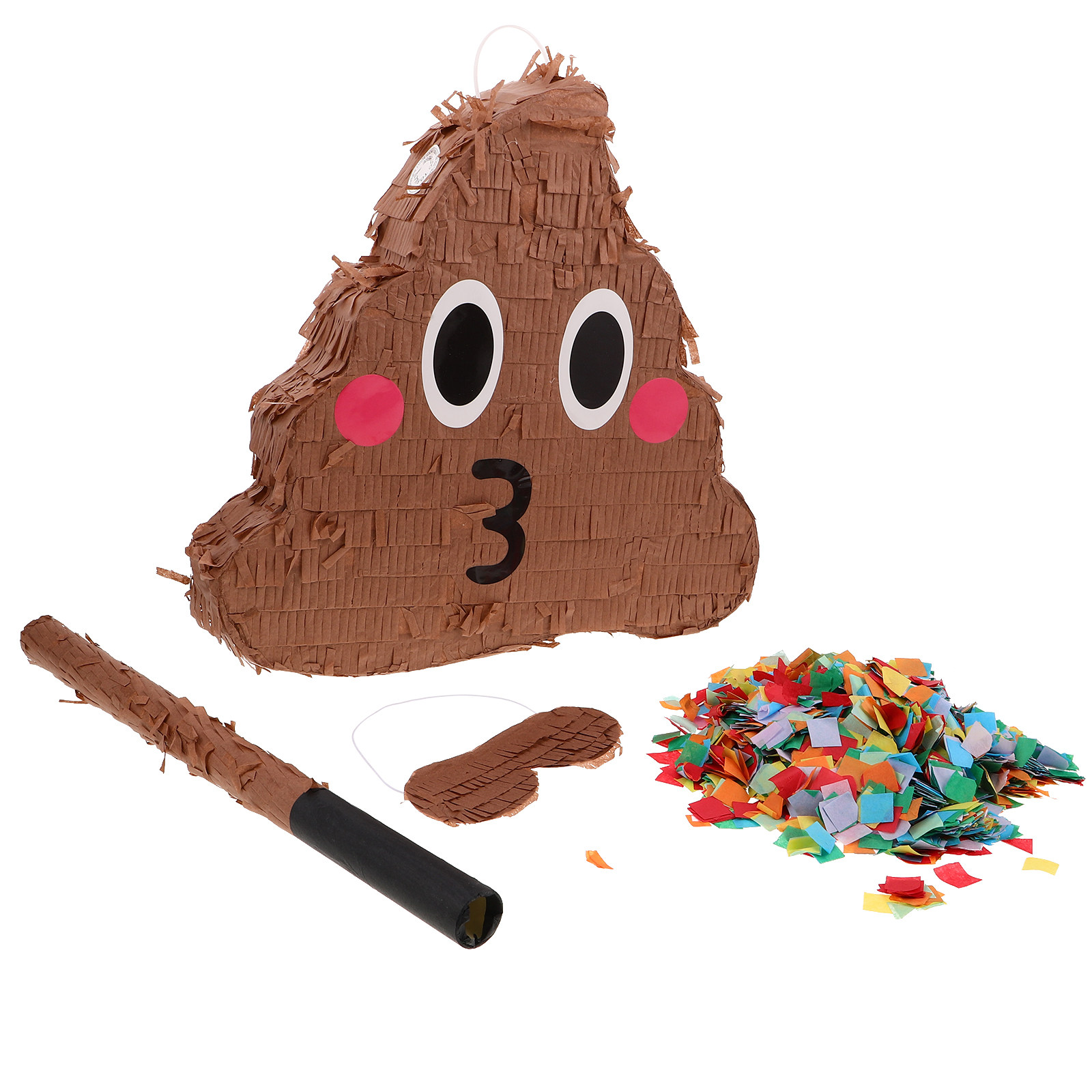 Party Games Adults Funny - 1Set Funny Poop Pinata with Stick
