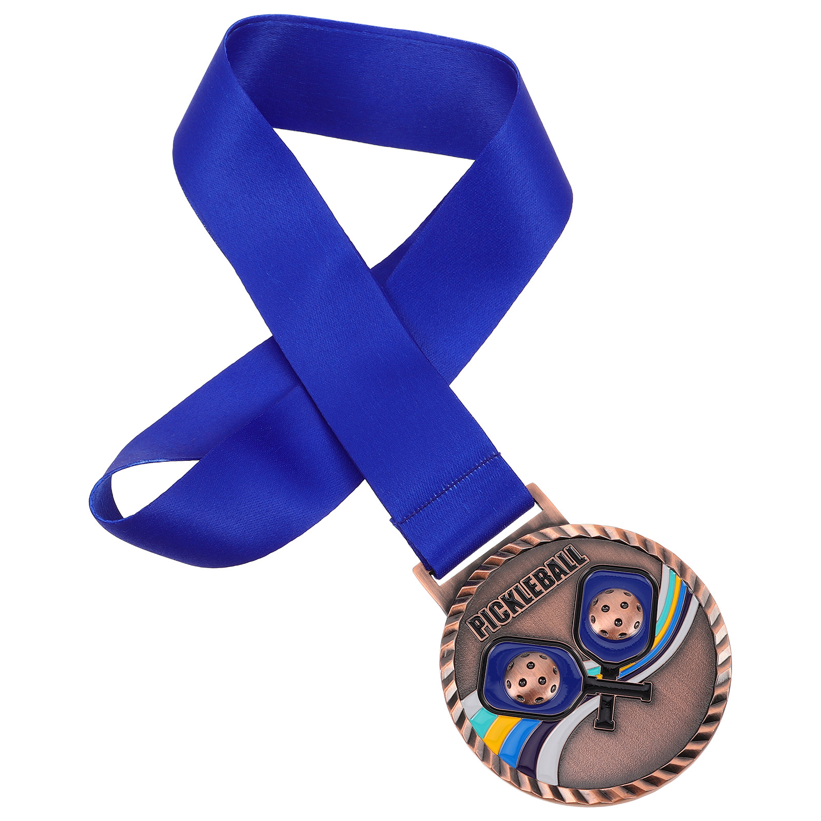 Party Games Competition - Metal Pickleball Medal Enamel Coated Sports