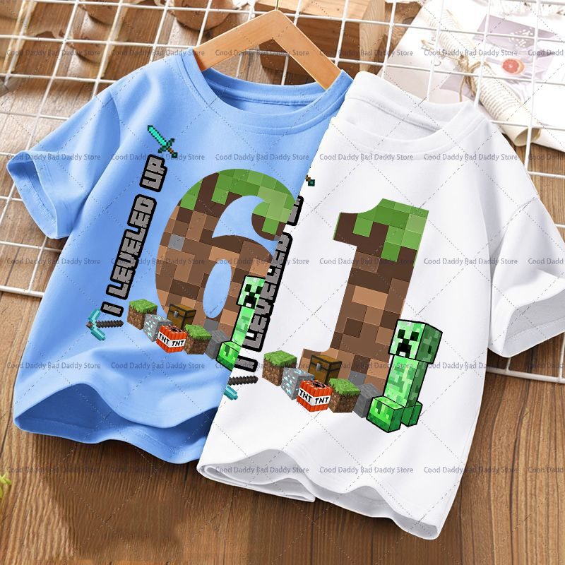 Party Games Minecraft - Pixel Game Theme Birthday Party T-shirt