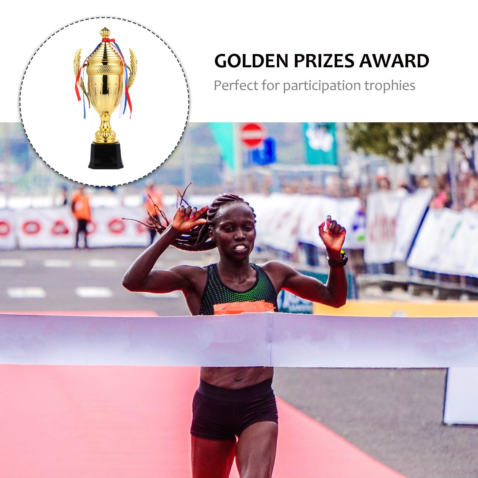 Golden Award Cup Plastic Troph - Party Games Competition ulasan dan harga