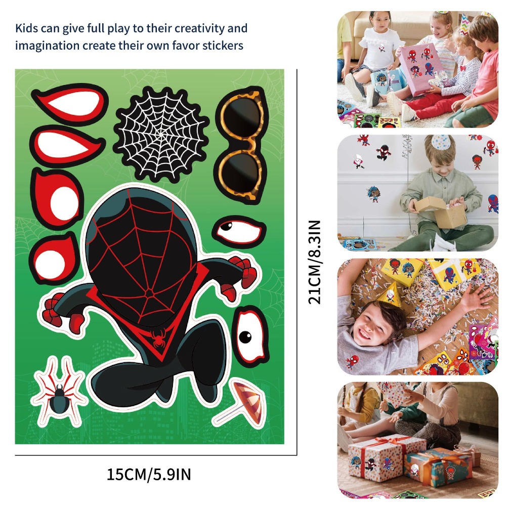 8/24pcs Spider Man  Puzzle Sti - Party Games Quiz ulasan dan harga