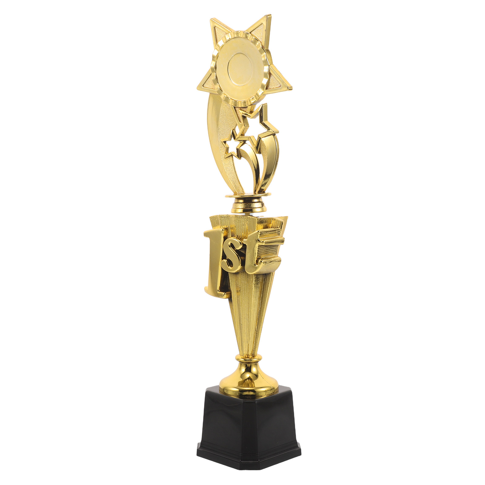 Golden Star Shaped Plastic Tro - Party Games Competition ulasan dan harga