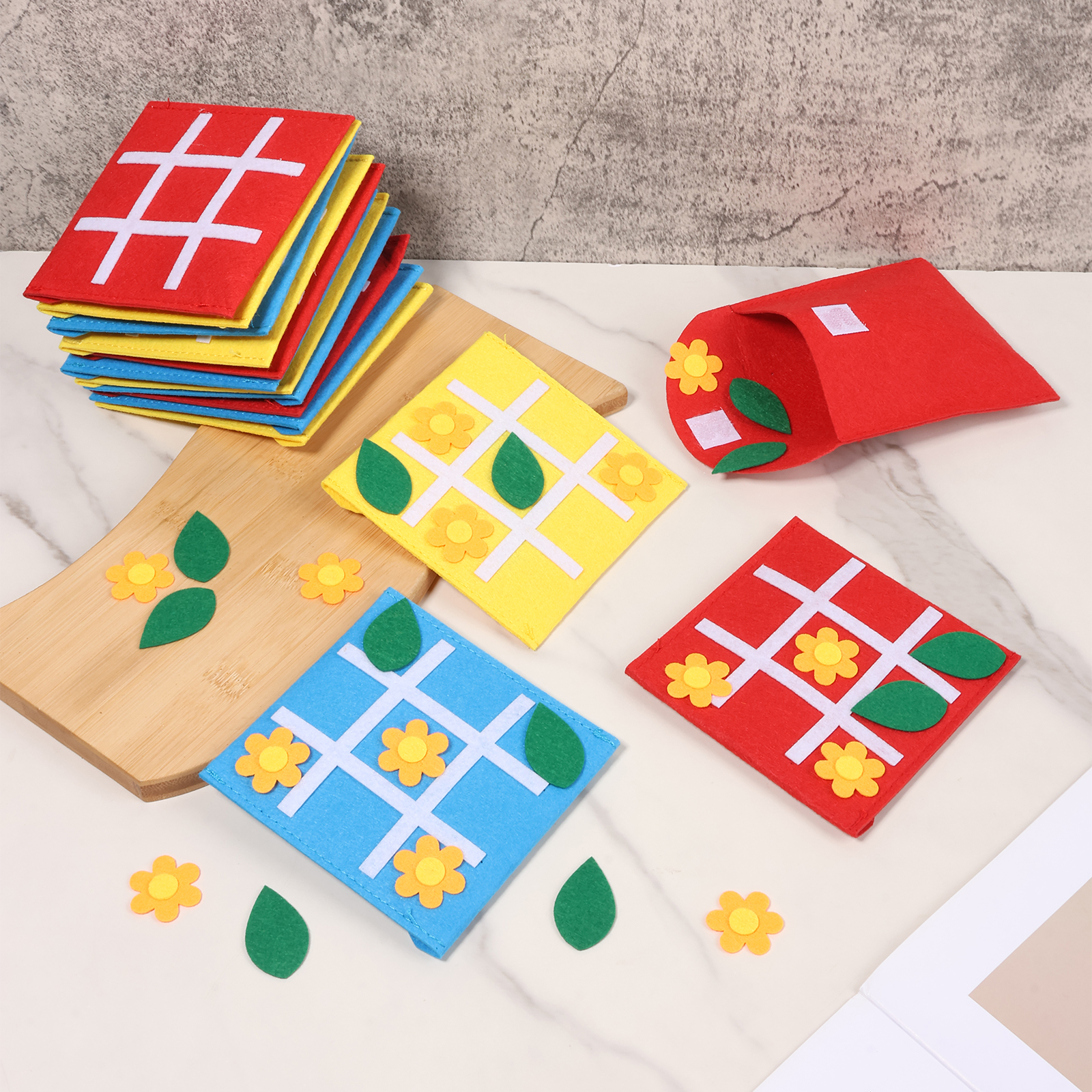 30/20Pcs Felt Board Game Felt  - Party Games Quiz ulasan dan harga