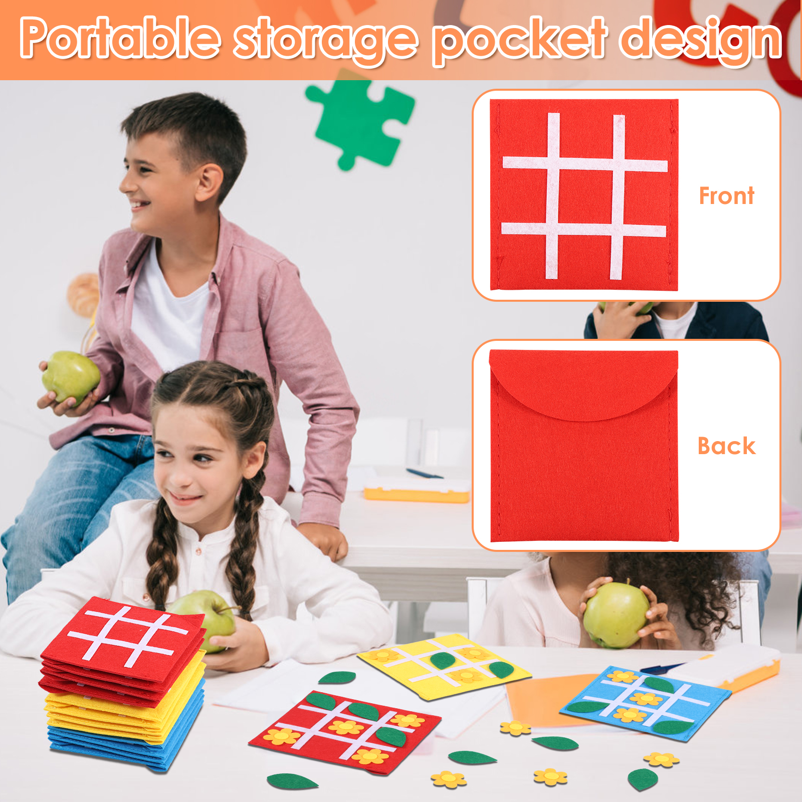 30/20Pcs Felt Board Game Felt  - Party Games Quiz ulasan dan harga