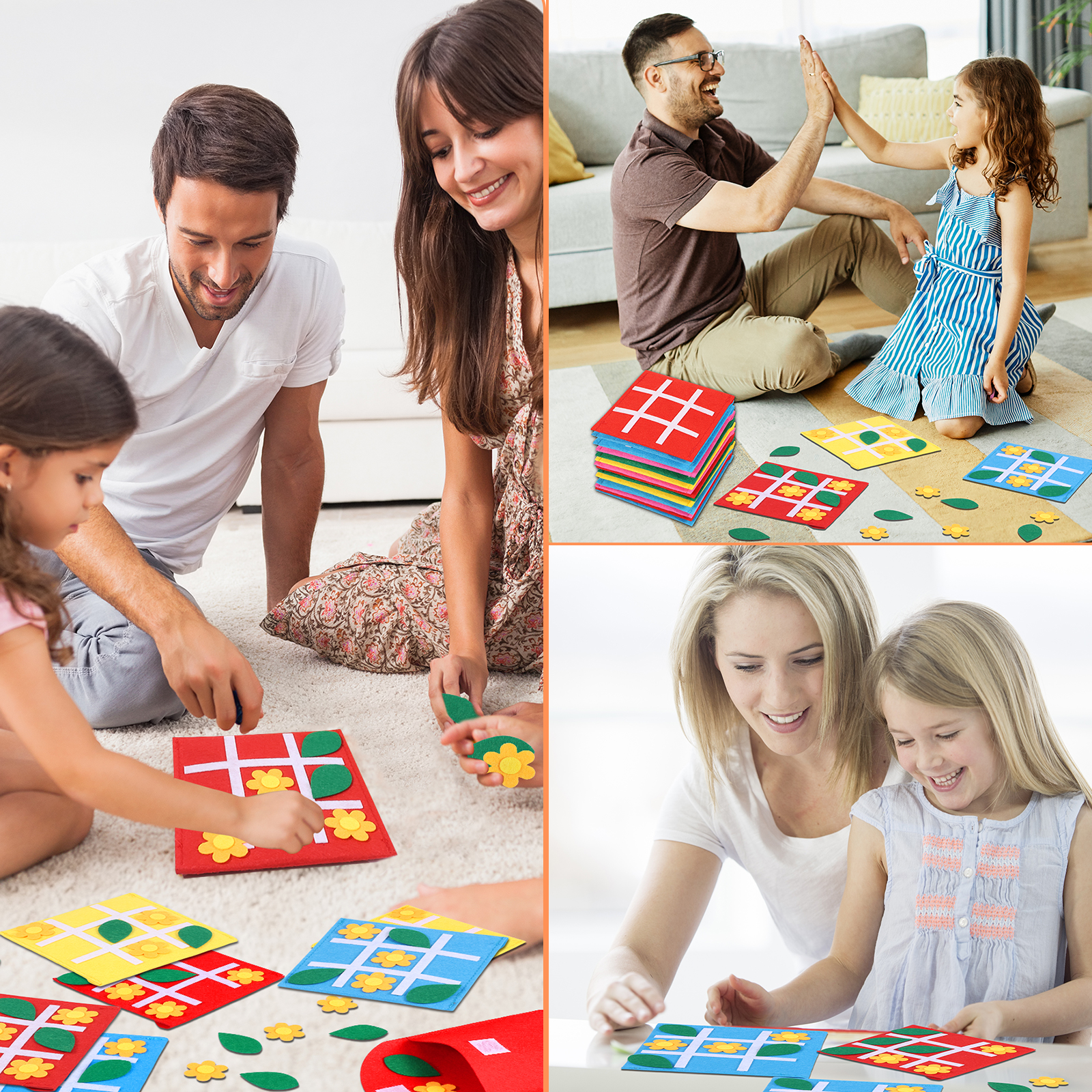 30/20Pcs Felt Board Game Felt  - Party Games Quiz ulasan dan harga