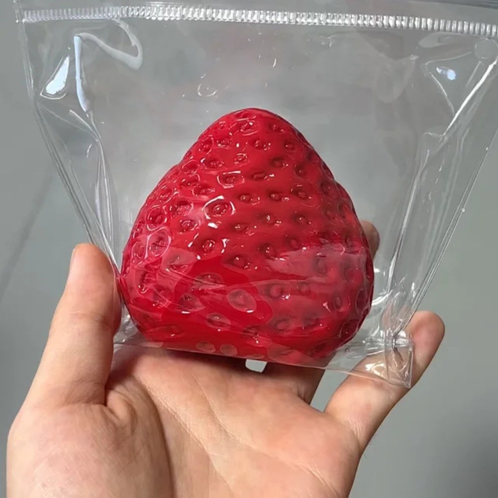 Strawberry Squeeze Toy Fidget  - Party Games Ideas ulasan dan harga