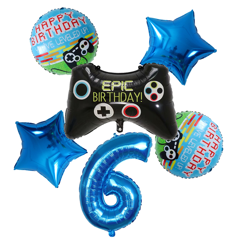 6pcs Gamepad Boy Game Foil Hel - Party Games Quiz ulasan dan harga