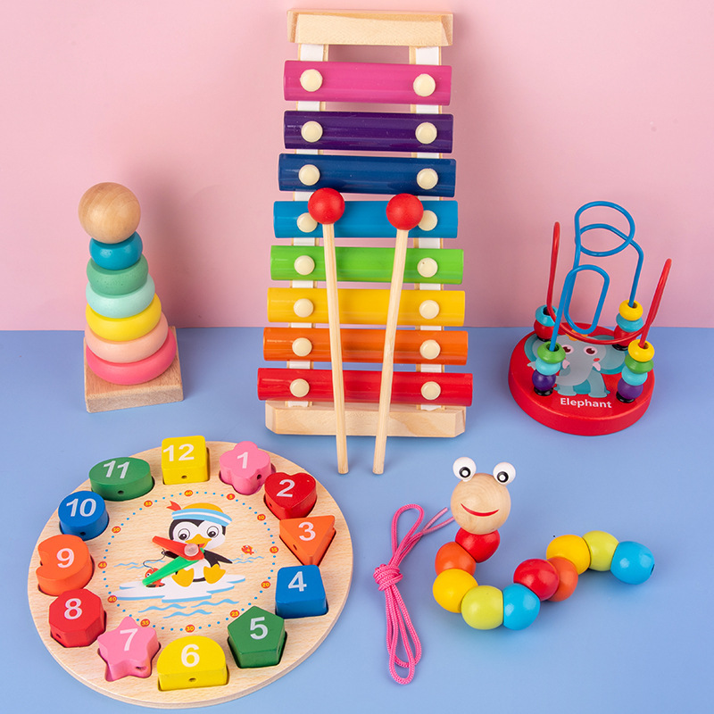 Montessori Baby Toys Kids 3D W - Party Games Animals ulasan dan harga
