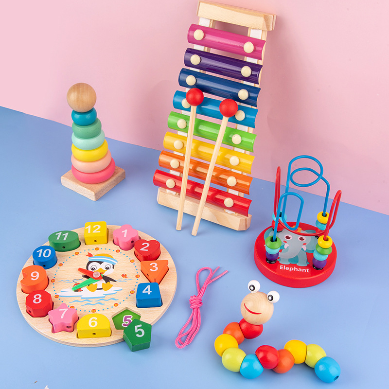 Montessori Baby Toys Kids 3D W - Party Games Animals ulasan dan harga
