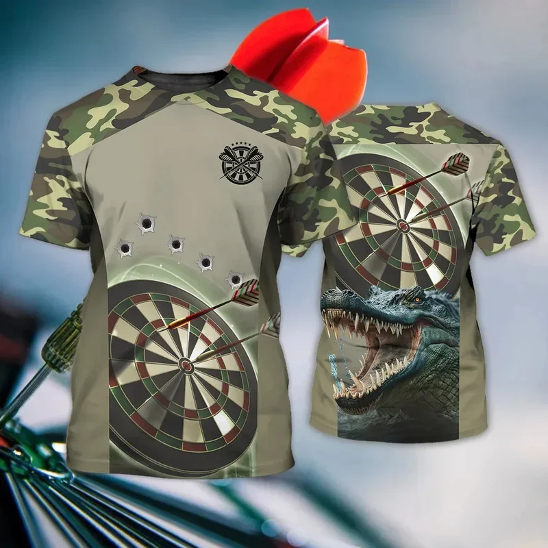 Darts Roulette T-shirt Men's B - Party Games Competition ulasan dan harga