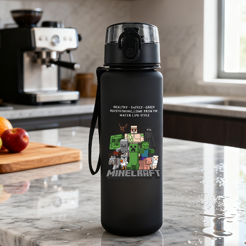 650ml Water Bottles Man Outdoo - Party Games Minecraft ulasan dan harga