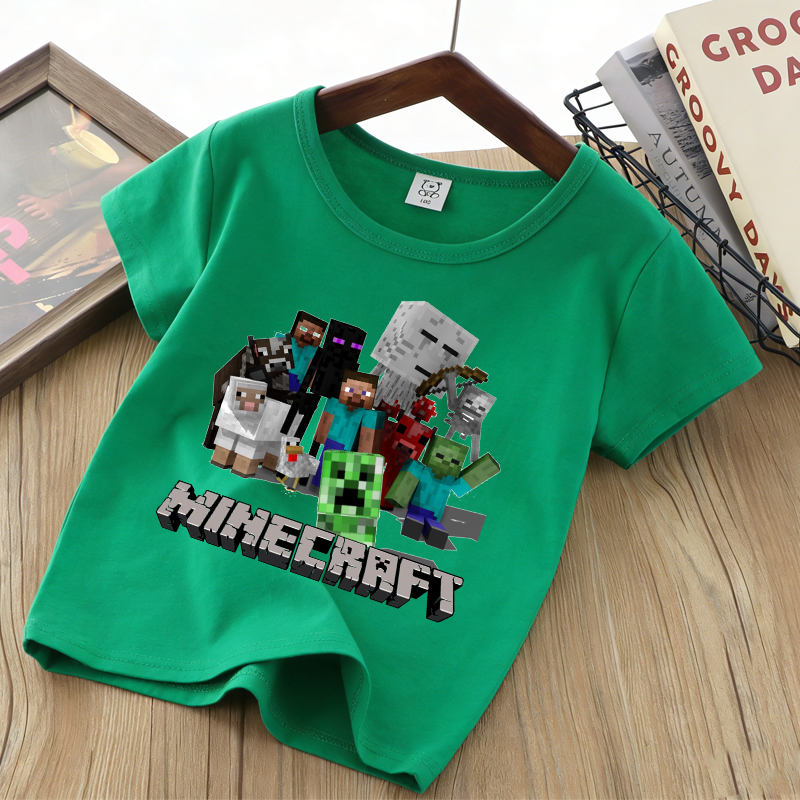 Minecrafted Children T-Shirts  - Party Games Minecraft ulasan dan harga