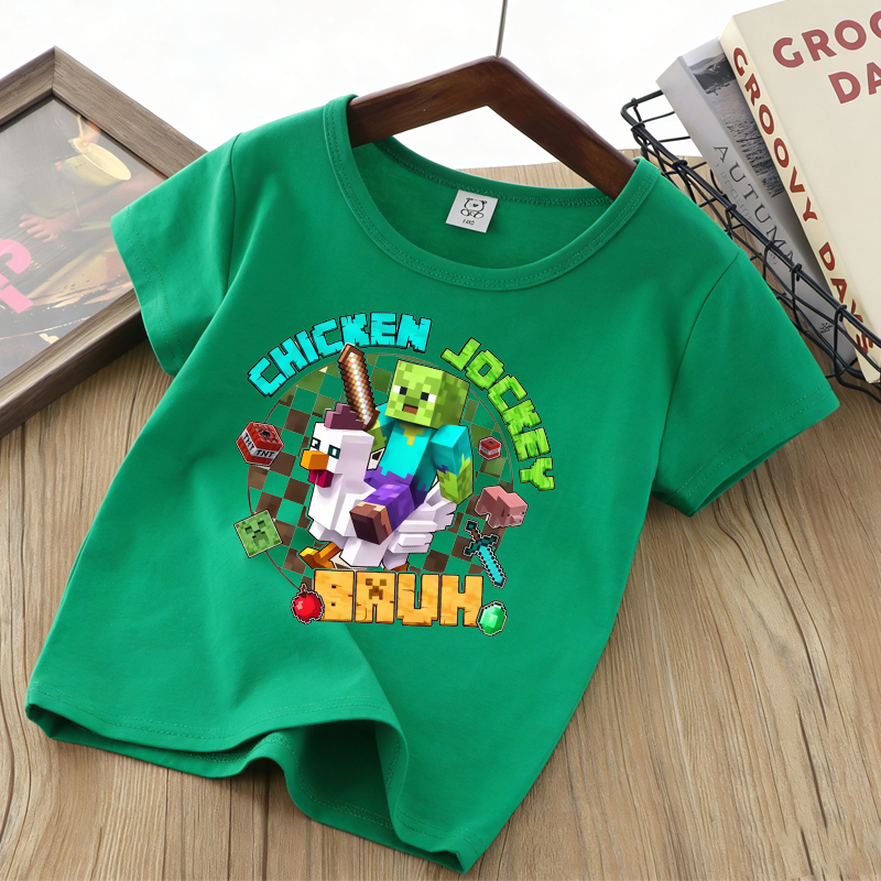 Minecrafted Children T-Shirts  - Party Games Minecraft ulasan dan harga