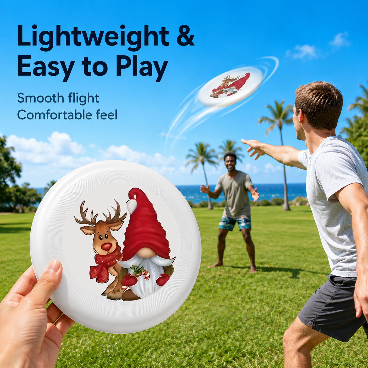 Durable Plastic Frisbee –Custo - Party Games Competition ulasan dan harga