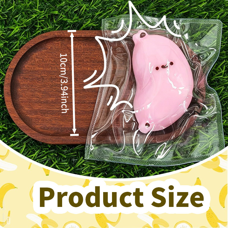 Cute Banana Squishy Toy, Soft  - Party Games Adults Funny ulasan dan harga